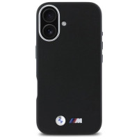 BMW M Smooth Full Wrapped Metal MagSafe iPhone 16 Case - Black