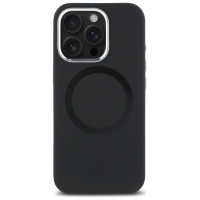 Mercedes Silicone Tonal Logo MagSafe iPhone 16 Pro Case - Black