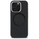 Mercedes Silicone Tonal Logo MagSafe iPhone 16 Pro Case - Black