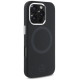 Mercedes Silicone Tonal Logo MagSafe iPhone 16 Pro Max Case - Black
