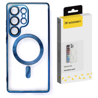 Wozinsky Electroplated Case with Magsafe for Samsung Galaxy S25+ - Blue