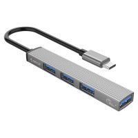 Orico AH-13 USB-C Hub Docking Station 1x USB-A 3.0 + 3x USB-A 2.0 - Gray