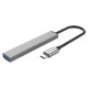 Orico AH-13 USB-C Hub Docking Station 1x USB-A 3.0 + 3x USB-A 2.0 - Gray