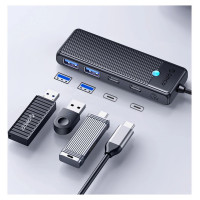 Orico Hub USB-C Orico PAPW2AC-C3 docking station 2x USB-A 3.0 + 2x USB-C 3.0 - black