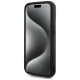 Karl Lagerfeld 3D Rubber Signature Case for iPhone 15 Pro Max - Black
