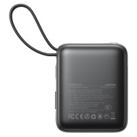Joyroom JR-PBF27 10000mAh 22.5W Powerbank with Built-in USB-C and Lightning Cables - Black