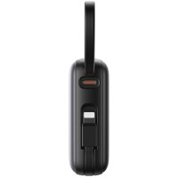 Joyroom JR-PBF27 10000mAh 22.5W Powerbank with Built-in USB-C and Lightning Cables - Black