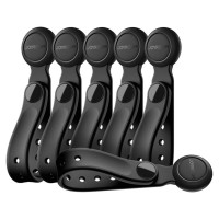 Joyroom JR-ZS422 Cable Organizer Silicone Headband with Magnet, Set of 6 - Black