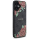 Guess GUHMP16SP4ROPEMCK iPhone 16 6.1" black/black hardcase 4G Flowers Print MagSafe