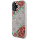 Guess GUHMP16SP4ROPEMCP iPhone 16 6.1" pink/pink hardcase 4G Flowers Print MagSafe