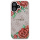 Guess GUHMP16SP4ROPEMCP iPhone 16 6.1" pink/pink hardcase 4G Flowers Print MagSafe
