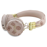 Guess Bluetooth ENC GUBH70EPOSMW Brown/Brown Peony Script Round Shape Headphones