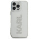 Karl Lagerfeld KLHCP16XHKLSTDCT iPhone 16 Pro Max 6.9" Clear Hard Case IML Rhinestones Logo