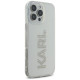 Karl Lagerfeld KLHCP16XHKLSTDCT iPhone 16 Pro Max 6.9" Clear Hard Case IML Rhinestones Logo
