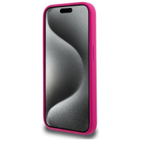 Karl Lagerfeld KLHMP15LSKHPPPLF iPhone 15 Pro 6.1" fuchsia/fuschia hardcase Silicone Karl Head Print MagSafe