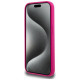 Karl Lagerfeld KLHMP15LSKHPPPLF iPhone 15 Pro 6.1" fuchsia/fuschia hardcase Silicone Karl Head Print MagSafe