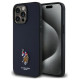 U.s. Polo Assn. US Polo USHCP15XPEMV iPhone 15 Pro Max 6.7" Navy Embroidered DH Color