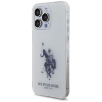 U.s. Polo Assn. US Polo USHCP15XTPUHRBH iPhone 15 Pro Max 6.7" white Shiny Big Logo