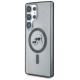 Karl Lagerfeld Button Karl & Choupette Heads Printed Logo MagSafe Samsung Galaxy S25 Ultra case black