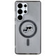 Karl Lagerfeld Button Karl & Choupette Heads Printed Logo MagSafe Samsung Galaxy S25 Ultra case black