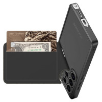 Dux Ducis Rafi II Case for Samsung Galaxy S25 Ultra with Stand and Wallet - Black