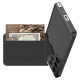 Dux Ducis Rafi II Case for Samsung Galaxy S25 Ultra with Stand and Wallet - Black