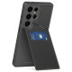 Dux Ducis Rafi II Case for Samsung Galaxy S25 Ultra with Stand and Wallet - Black