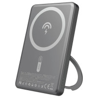 Dudao K28S 20W PD 5000mAh Powerbank with MagSafe and Stand - Gray