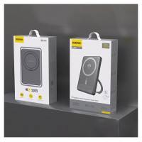 Dudao K28S 20W PD 5000mAh Powerbank with MagSafe and Stand - Gray