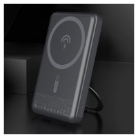 Dudao K28S 20W PD 5000mAh Powerbank with MagSafe and Stand - Gray