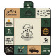 Qunature picnic mat waterproof tourist blanket 2 x 2 m - multicolored