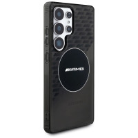 Mercedes AMG Transparent Rhombs MagSafe Case for Samsung Galaxy S25 Ultra - Black
