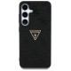 Guess Hot Stamp 4G Pattern Triangle Metal Logo case for Samsung Galaxy S25 - black