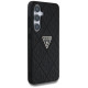 Guess Hot Stamp 4G Pattern Triangle Metal Logo case for Samsung Galaxy S25 - black