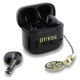 Guess Glossy Effect Printed Classic Logo & Charm TWS headphones - black
