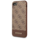Guess 4G Stripe Collection case for iPhone 7 / 8 / SE 2020 / SE 2022 - brown