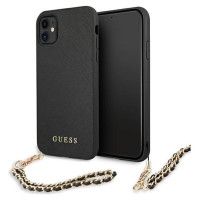 Guess Saffiano Chain case for iPhone 11 6.1" / Xr - black