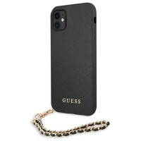 Guess Saffiano Chain case for iPhone 11 6.1" / Xr - black