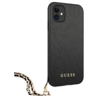 Guess Saffiano Chain case for iPhone 11 6.1" / Xr - black