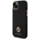 Guess Silicone Logo Strass 4G Case for iPhone 15 Plus / 14 Plus 6.7" - Black
