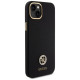 Guess Silicone Logo Strass 4G Case for iPhone 15 Plus / 14 Plus 6.7" - Black