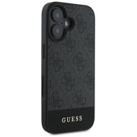 Guess 4G Bottom Stripe Case for iPhone 16 Plus 6.7" - Gray