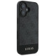 Guess 4G Bottom Stripe Case for iPhone 16 Plus 6.7" - Gray