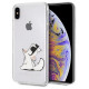 Karl Lagerfeld Choupette Fun iPhone Xs Max Case - Transparent