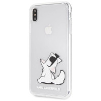 Karl Lagerfeld Choupette Fun iPhone Xs Max Case - Transparent