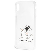 Karl Lagerfeld Choupette Fun iPhone Xs Max Case - Transparent