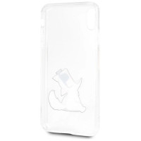Karl Lagerfeld Choupette Fun iPhone Xs Max Case - Transparent