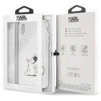 Karl Lagerfeld Choupette Fun iPhone Xs Max Case - Transparent