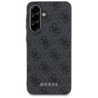 Guess 4G Metal Gold Logo Case for Samsung Galaxy A36 - Black