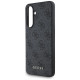 Guess 4G Metal Gold Logo Case for Samsung Galaxy A36 - Black